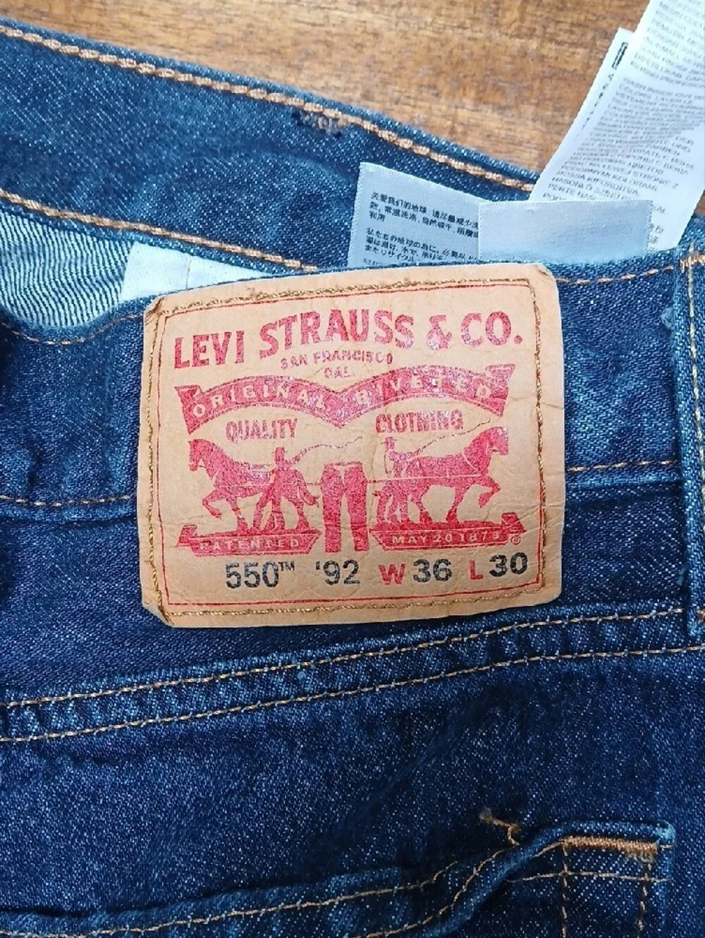Levi's Men's Dark Blue Straight Jeans